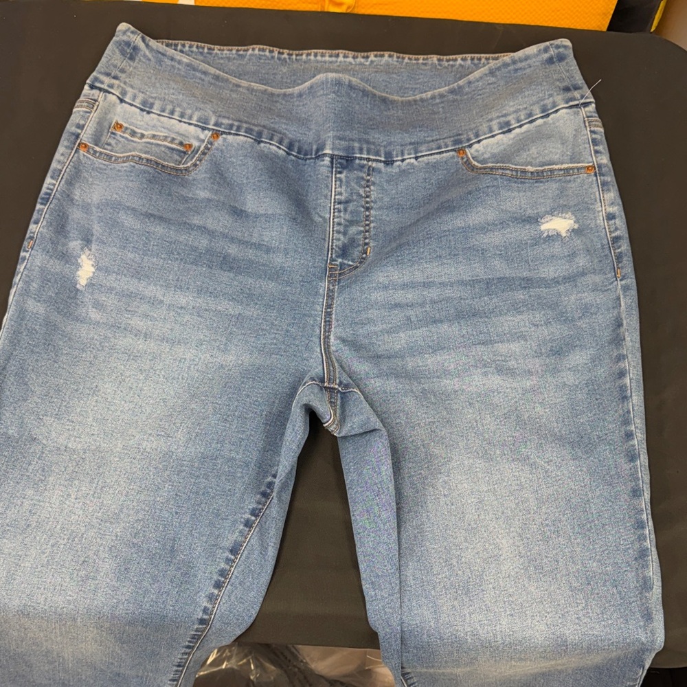 Classic Blue Women's Jeans stretch pants Jeggings new size 1x unlabeled new